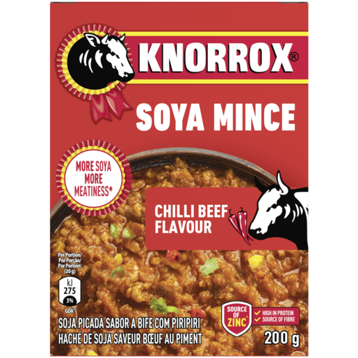 Knorrox Chilli Beef Flavour Thickening Soya Mince 200g