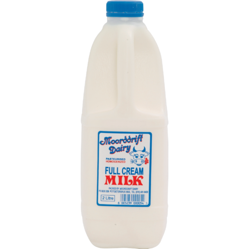 Moorddrift Dairy Fresh Full Cream Milk 2L