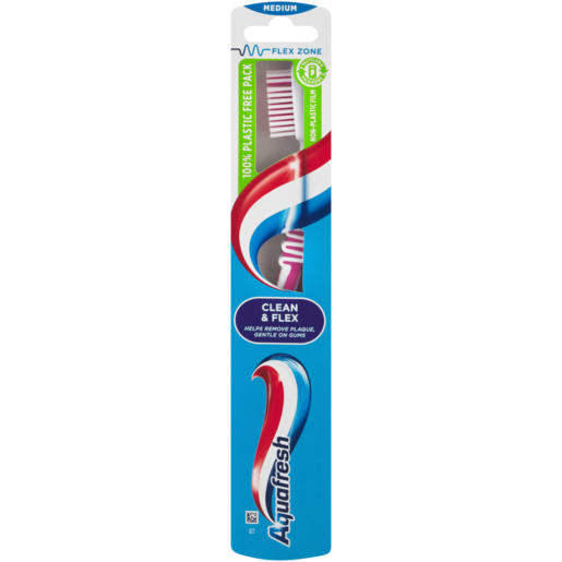 Aquafresh Clean & Flex Medium Toothbrush (Colour May Vary)