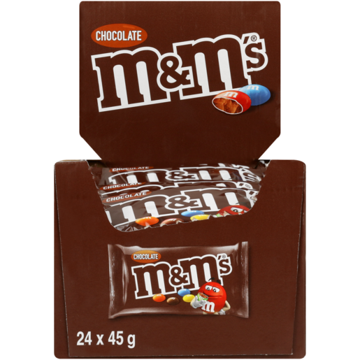 M&Ms Peanut Small Bag - 24 x 45g