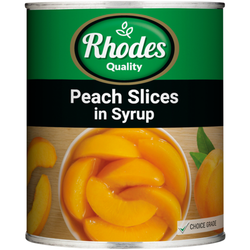 Rhodes Quality Peach Slices In Syrup 825g