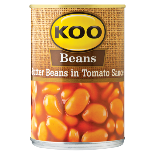 KOO Butter Beans In Tomato Sauce Can 420g