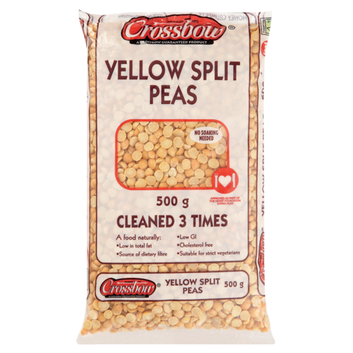 Crossbow Yellow Split Peas Pack 500g