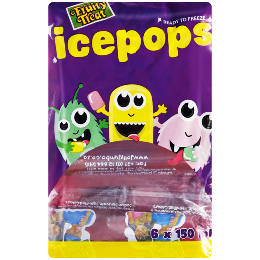 Fruity Treat Punch Icepops 6 Pack