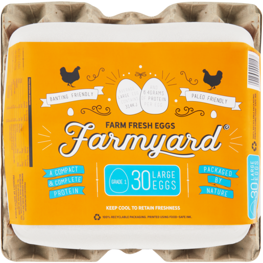 Windmeul Farmyard Fresh Large Eggs 30 Pack