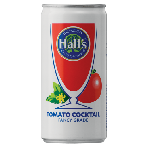 Hall's Tomato Cocktail Juice Can 200ml