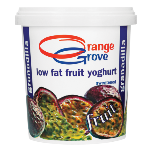 Orange Grove Granadilla Flavoured Low Fat Fruit Yoghurt 1L