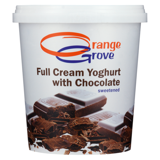 Orange Grove Chocolate Flavoured Full Cream Yoghurt 1L