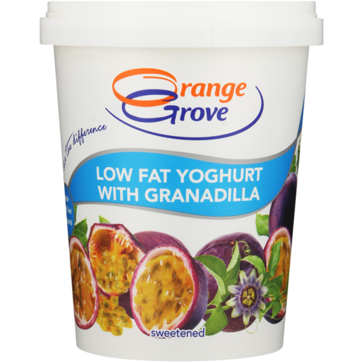 Orange Grove Low Fat Granadilla Yoghurt 500ml