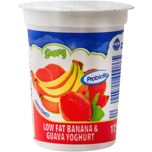 Sappy Banana & Guava Low Fat Yoghurt 175g