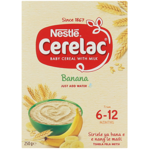 Cerelac Banana Baby Cereal with Milk 250g