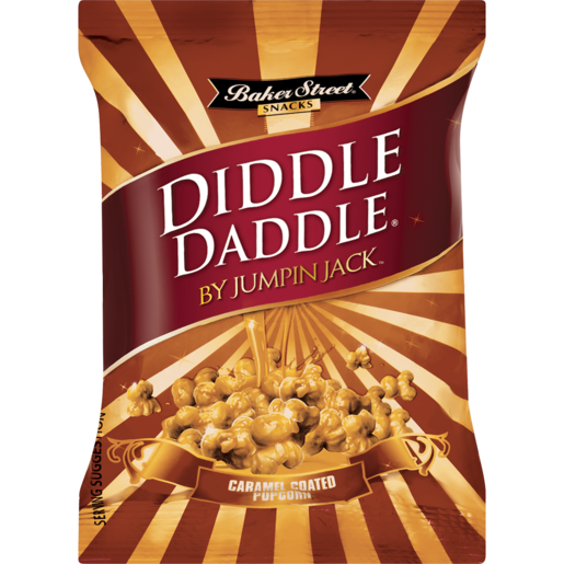 Diddle Daddle Caramel Coated Popcorn 45g