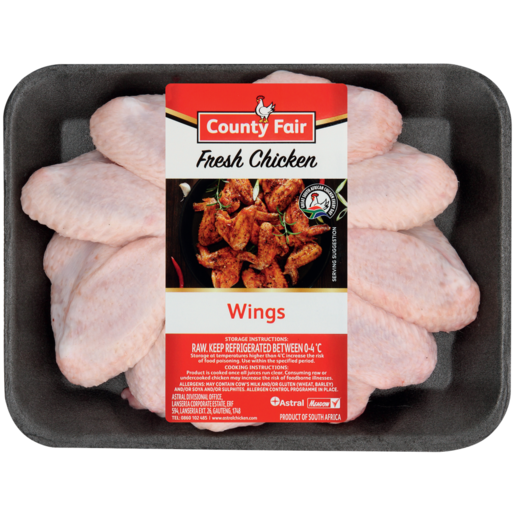 County Fair Fresh Chicken Wings Per kg