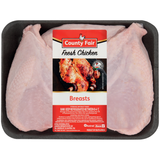 County Fair Fresh Chicken Breasts Per kg