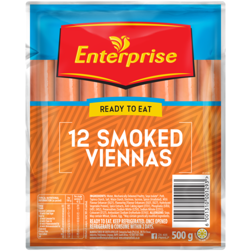 Enterprise Ready To Eat Smoked Viennas 12 Pack
