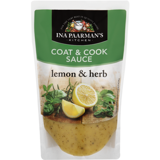 Ina Paarman Coat & Cook Lemon & Herb Sauce 200ml