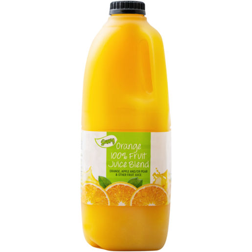 Sappy 100% Orange Fruit Juice Blend 2L 