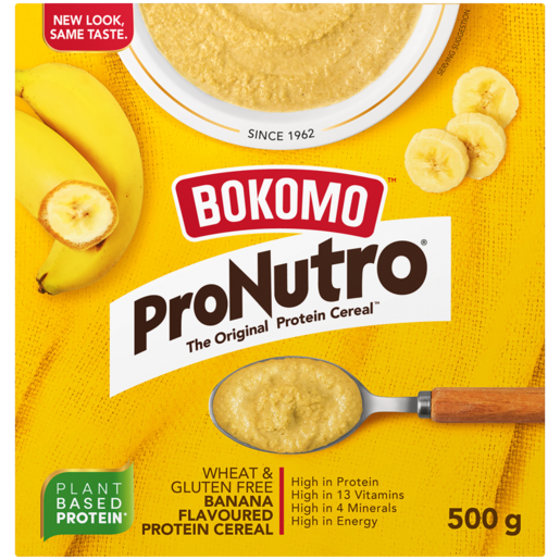 ProNutro Wheat & Gluten Free Banana Flavoured Protein Cereal 500g