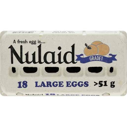 Nulaid Large Eggs 18 Pack