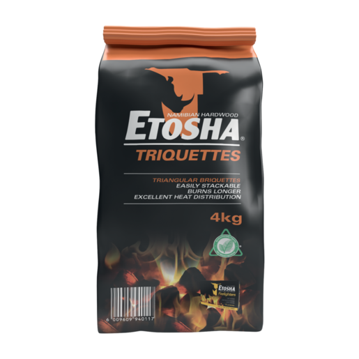 Etosha Triquettes Triangular Fire Briquettes 4kg