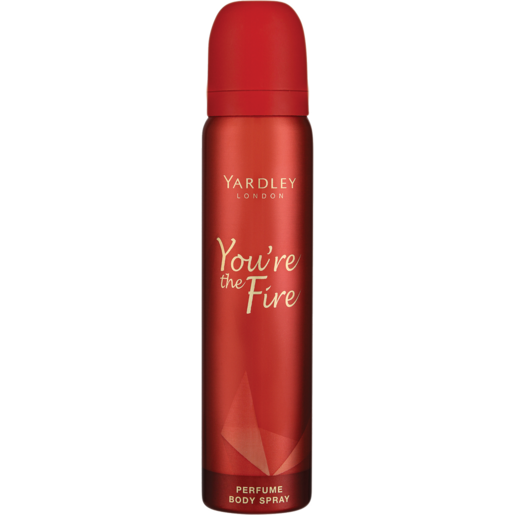 Yardley You're The Fire Perfume Body Spray 90ml
