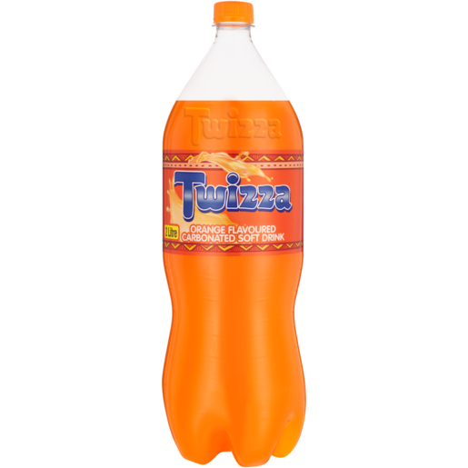 Twizza Orange Flavoured Soft Drink 2L