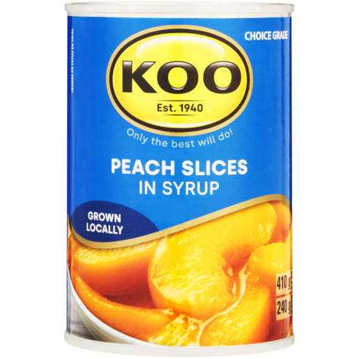 KOO Peach Slices in Syrup 410g