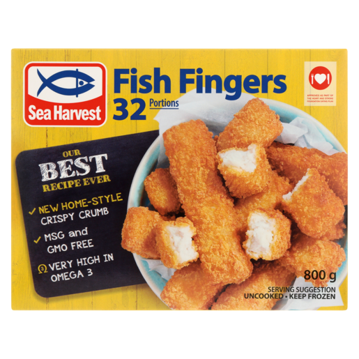 Sea Harvest Frozen Fish Fingers 800g
