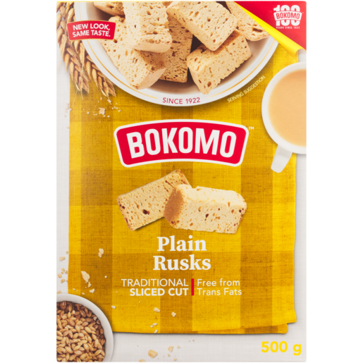 Bokomo Sliced Plain Rusks 500g