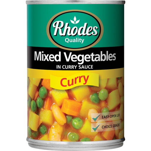 Rhodes Quality Mixed Vegetables In Curry Sauce 410g