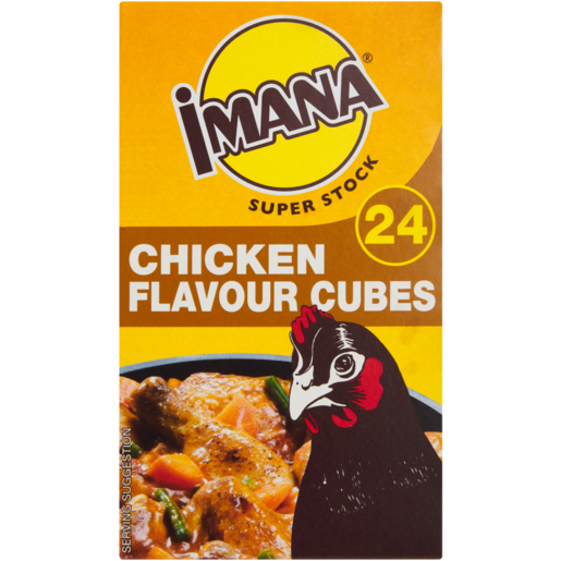 Imana Super Stock Chicken Flavoured Cubes 24 Pack
