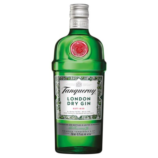 Tanqueray London Dry Gin Bottle 750ml