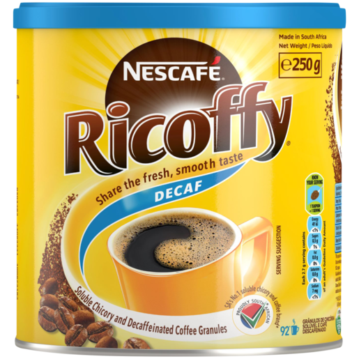 NESCAFÉ RICOFFY Decaf Instant Coffee 250g