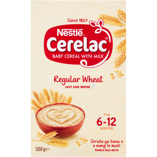 Nestlé Cerelac Regular Wheat Baby Cereal with Milk 500g