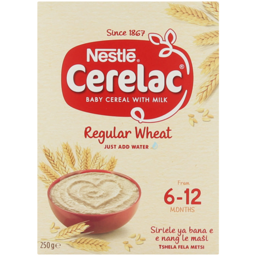 Nestlé Cerelac Regular Wheat Baby Cereal with Milk 250g 
