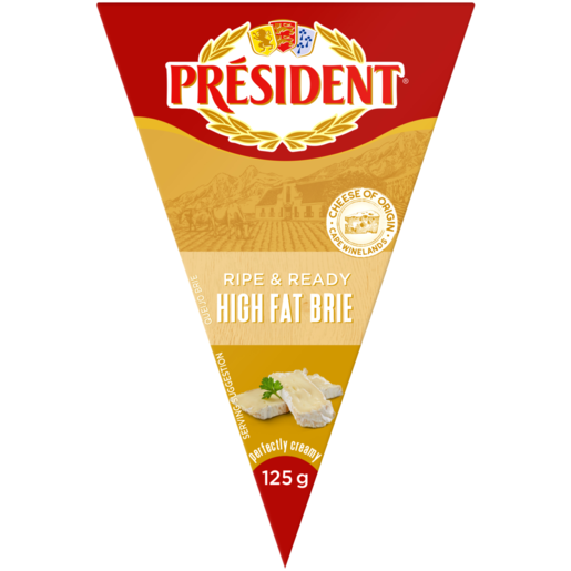 Président High Fat Brie Cheese 125g 