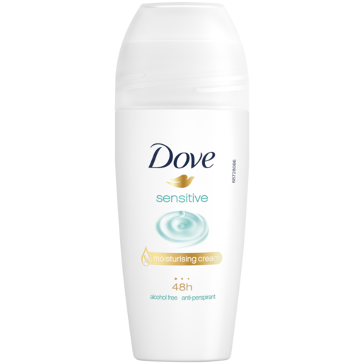 Dove Sensitive Ladies Antiperspirant Deodorant Roll-On 50ml
