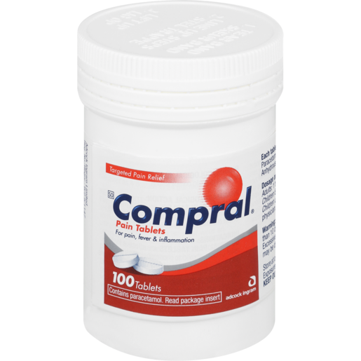 Compral Pain Tablets 100 Pack