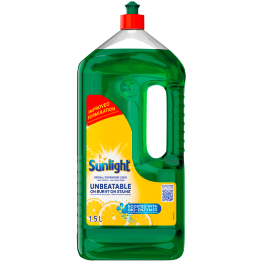 Sunlight Lemon 100 Original Dishwashing Liquid 1.5L