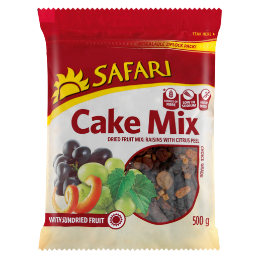 SAFARI Dried Fruit Cake Mix 500g