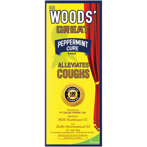 Woods Great Peppermint Cure Cough Syrup 100ml 