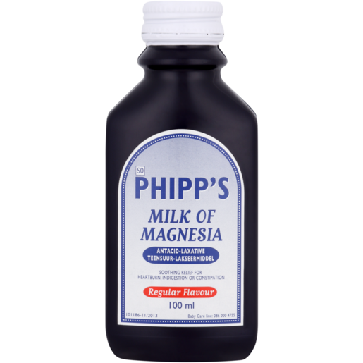 Phipp's Regular Flavour Milk of Magnesia 100ml 