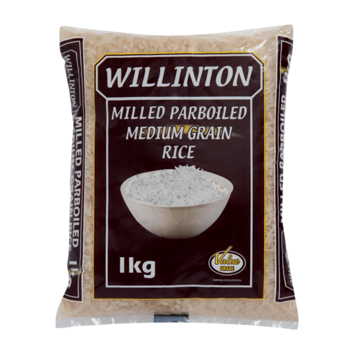 Willinton Milled Parboiled Medium Grain Rice 1kg