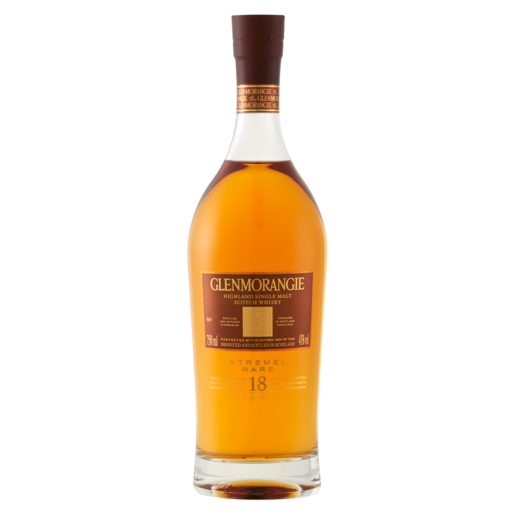 Glenmorangie 18 Year Old Scotch Whisky Bottle 750ml