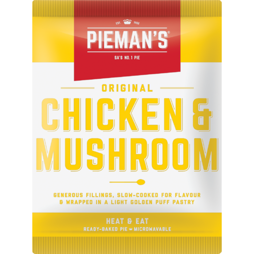 PIEMAN’S Chicken & Mushroom Pie