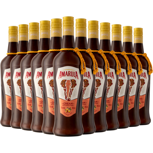 Amarula Cream Liqueur Bottles 12 x 750ml