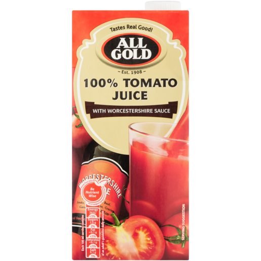 ALL GOLD 100% Cocktail Tomato Juice Box 1L