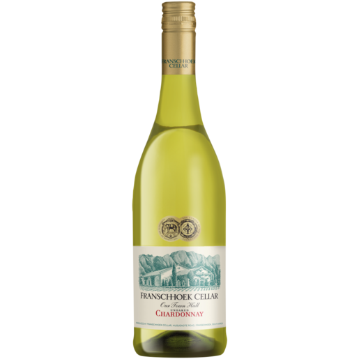Franschhoek Cellar Chardonnay White Wine Bottle 750ml