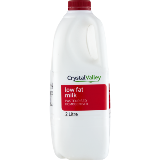 Crystal Valley Low Fat Milk 2L