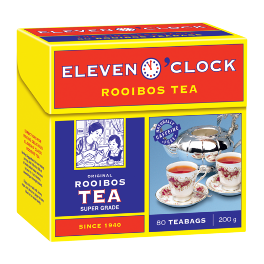 Eleven O' Clock Tagless Rooibos Tea Bags 80 x 2.5g